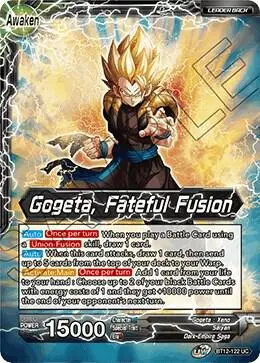 Son Goku & Vegeta // Gogeta, Fateful Fusion card art