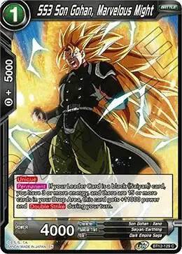 SS3 Son Gohan, Marvelous Might card art