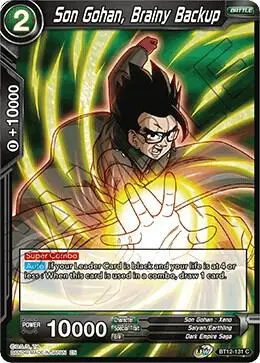 Son Gohan, Brainy Backup card art