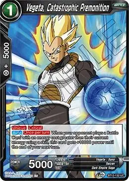 Vegeta, Catastrophic Premonition card art