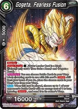 Gogeta, Fearless Fusion card art