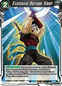 Explosive Barrage Slash card art