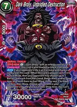 Dark Broly, Unbridled Destruction card art