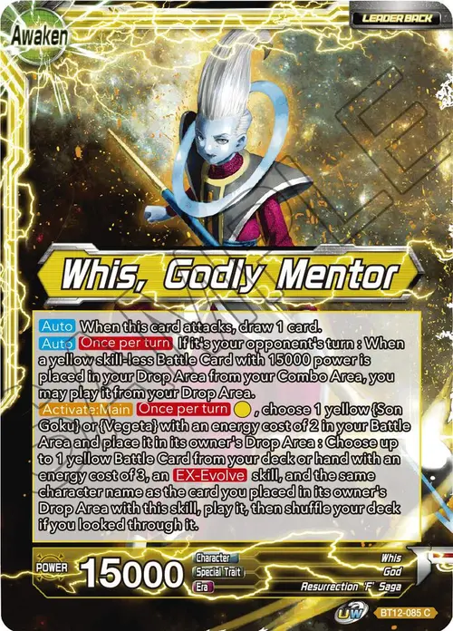 Whis // Whis, Godly Mentor card art