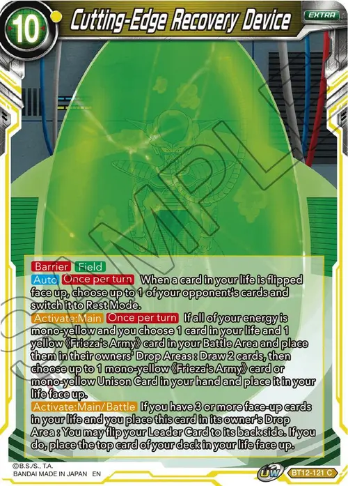 Cutting-Edge Recovery Device card art