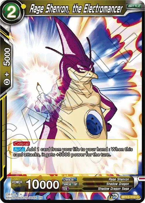 Rage Shenron, the Electromancer card art