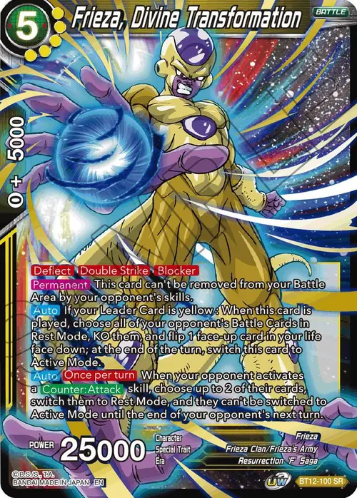 Frieza, Divine Transformation card art