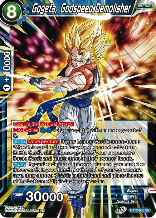Gogeta, Godspeed Demolisher card art
