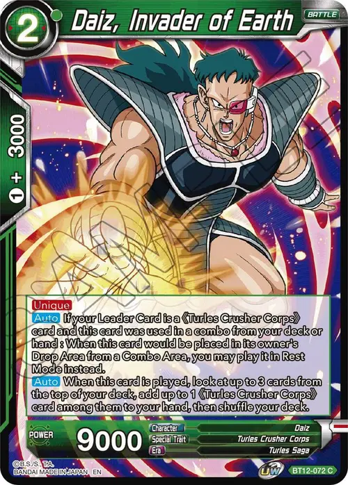 Daiz, Invader of Earth card art