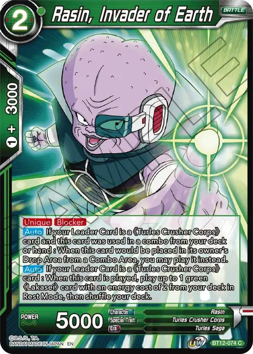 Rasin, Invader of Earth card art