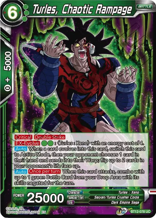 Turles, Chaotic Rampage card art