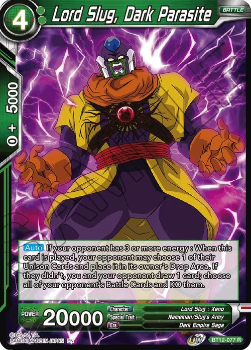Lord Slug, Dark Parasite card art