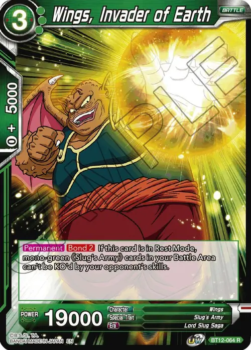 Wings, Invader of Earth card art