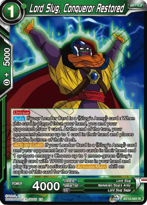Lord Slug, Conqueror Restored card art