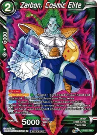 Zarbon, Cosmic Elite card art