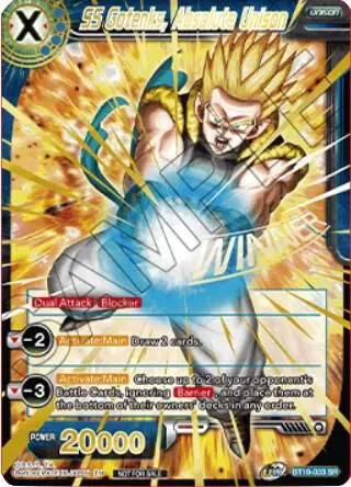 SS Gotenks, Absolute Unison (Winner Stamped) card art