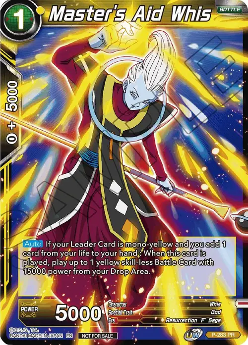 Master's Aid Whis (Unison Warrior Series Tournament Pack Vol.3) card art