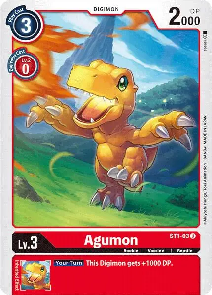 Agumon card art