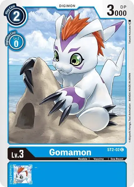 Gomamon card art