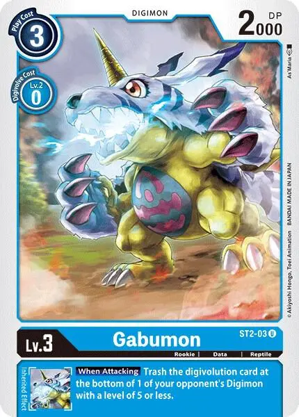 Gabumon card art
