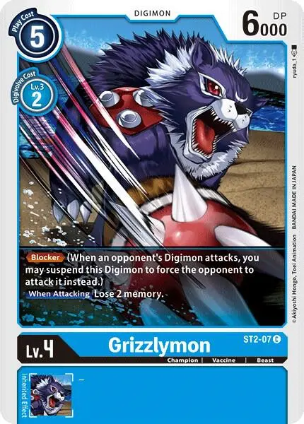 Grizzlymon card art