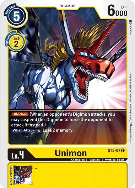 Unimon card art