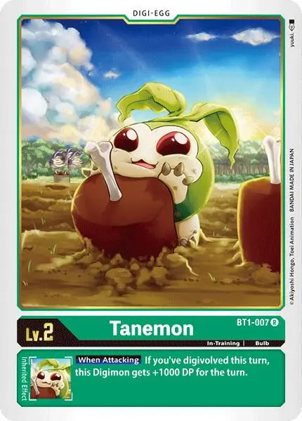 Tanemon card art