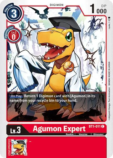 Agumon Expert card art