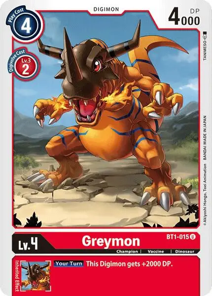 Greymon - BT1-015 card art