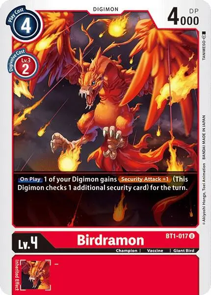 Birdramon - BT1-017 card art