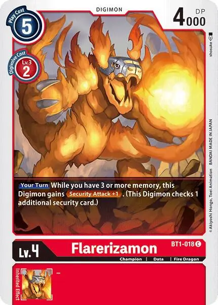 Flarerizamon card art