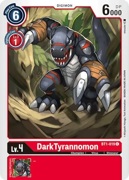 DarkTyrannomon card art