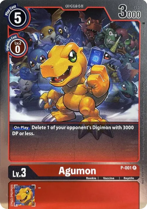 Agumon - P-001 card art