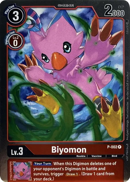 Biyomon - P-002 card art