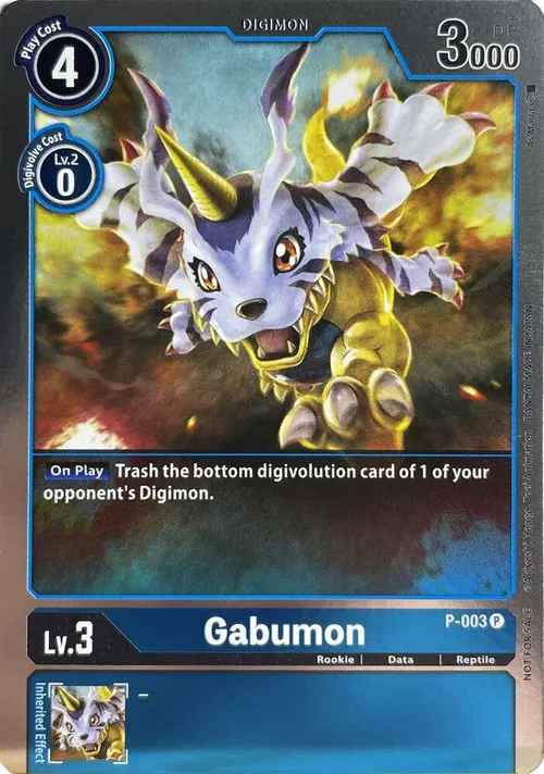 Gabumon - P-003 card art