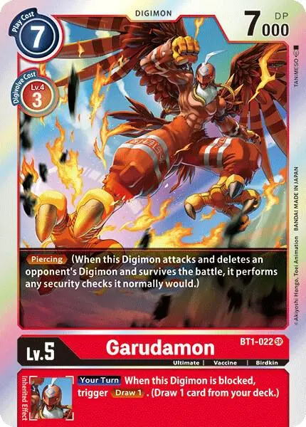 Garudamon - BT1-022 card art