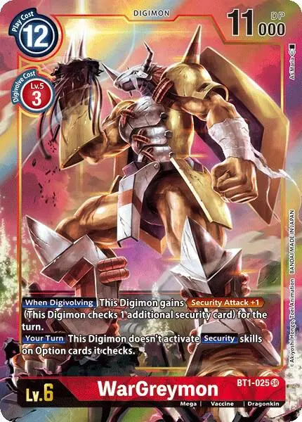 WarGreymon (Alternate Art) card art