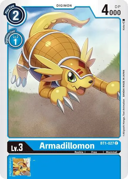 Armadillomon - BT1-027 card art