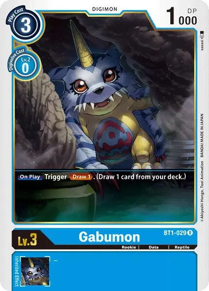 Gabumon - BT1-029 card art