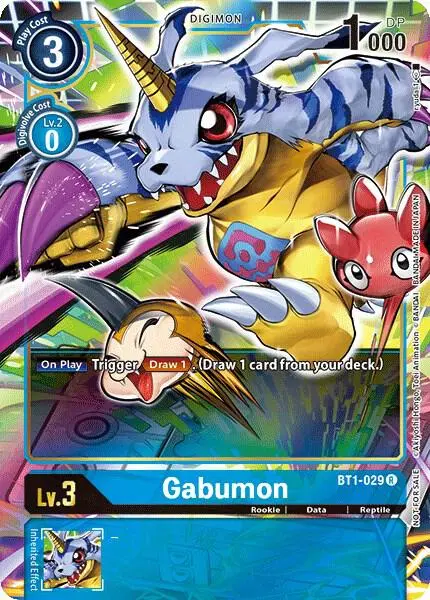 Gabumon - BT1-029 (Dash Pack Ver. 1.0) card art