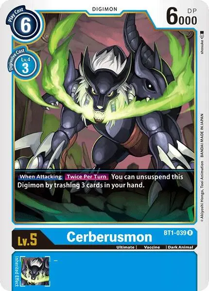 Cerberusmon card art