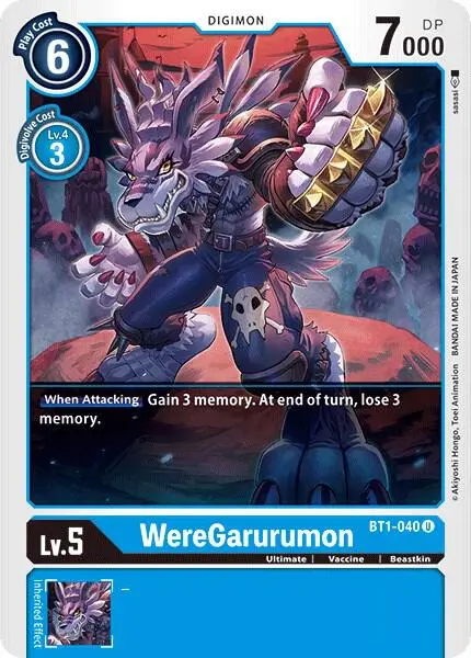 WereGarurumon - BT1-040 card art