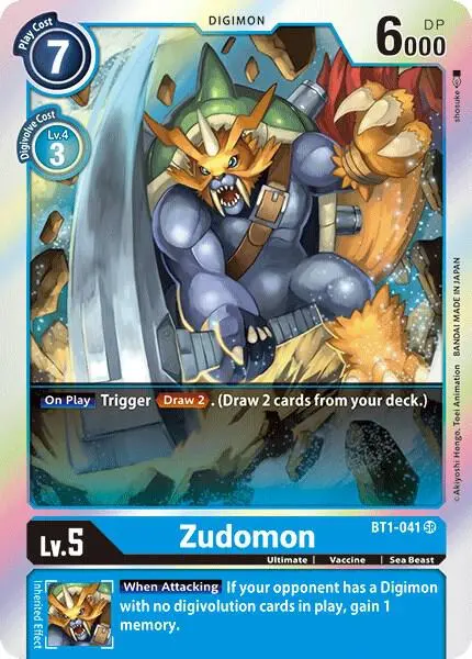 Zudomon - BT1-041 card art