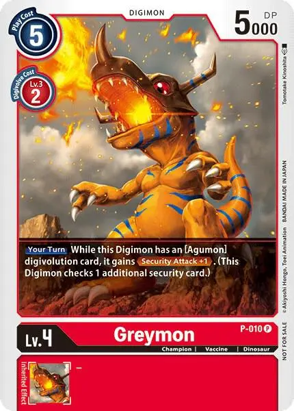 Greymon - P-010 card art