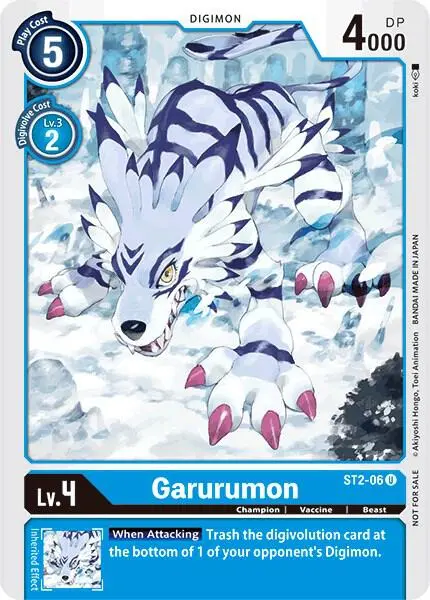 Garurumon - ST2-06 (Tamer Party Promo) card art