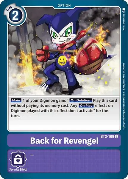 Back for Revenge! card art