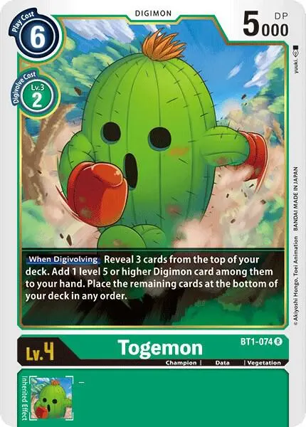 Togemon card art