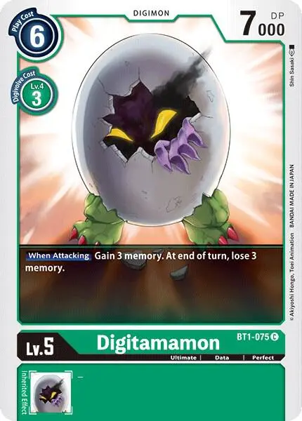 Digitamamon card art