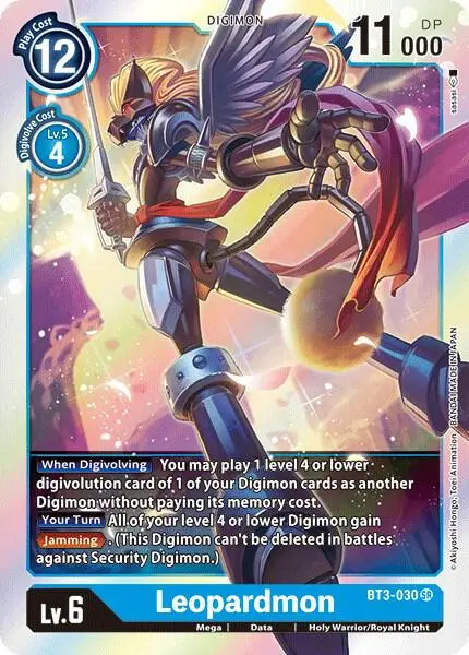 Leopardmon card art