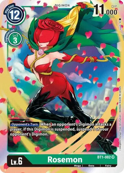Rosemon card art